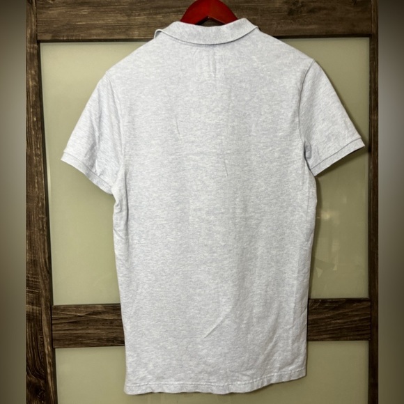 Abercrombie & Fitch Baby Blue Polo Logo Men's Medium Preppy Academia - Picture 2 of 7